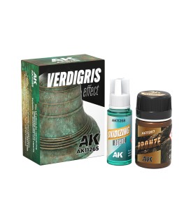AK11265 Verdigris Effect Set 35 + 18 ml.