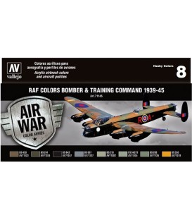Set Vallejo Model Air 8u. 17 ml. RAF Colors Bomber & Training