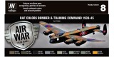 Set Vallejo Model Air 8u. 17 ml. RAF Colors Bomber & Training