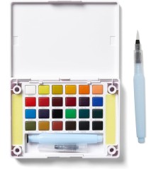 Boite aquarelle KOI set plastique 24 godets