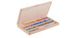 Boite en bois hetre aquarelle White Nights 36 couleurs