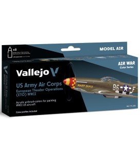 Set Vallejo Model Air 8u. 17 ml. US Army Air Corps ETO WWII