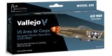 Set Vallejo Model Air 8u. 17 ml. US Army Air Corps ETO WWII