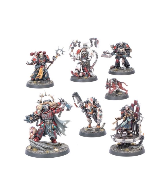 Warhammer 40.000 - Chaos Space Marines - Huron Blackheart and the Masters of the Maelstrom