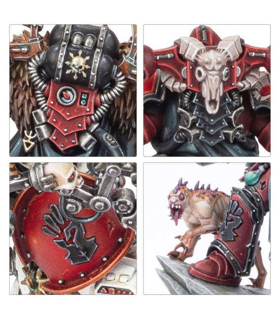 Warhammer 40.000 - Chaos Space Marines - Huron Blackheart and the Masters of the Maelstrom