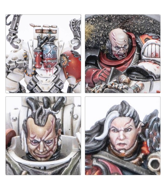 Warhammer 40.000 - Chaos Space Marines - Huron Blackheart and the Masters of the Maelstrom