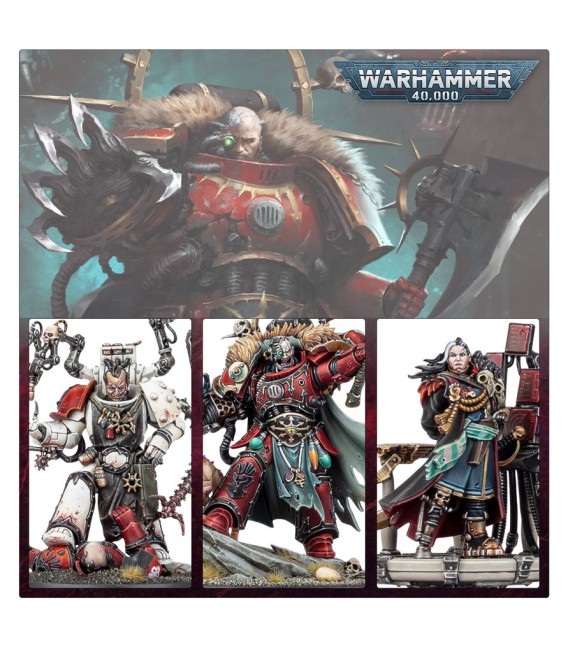 Warhammer 40.000 - Chaos Space Marines - Huron Blackheart and the Masters of the Maelstrom