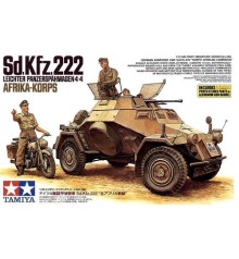35286 Sd.Kfz.222 Leichter Panzerspahwagen (4x4) Afrika Korps Tamiya Escala 1/35