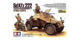 35286 Sd.Kfz.222 Leichter Panzerspahwagen (4x4) Afrika Korps Tamiya 1/35 Scale