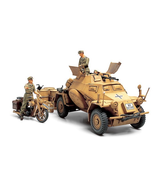 35286 Sd.Kfz.222 Leichter Panzerspahwagen (4x4) Afrika Korps Tamiya Escala 1/35
