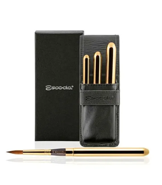 Set de 3 pinzells de viatge Escoda 1250 Reserva Kolinsky Tajmir