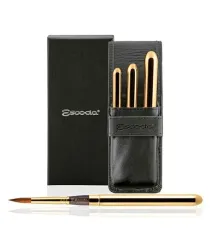 Set de 3 pinceles de viaje Escoda 1250 Reserva Kolinsky Tajmir
