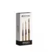 Set de 3 pinceis de viagem Escoda 1250 Reserva Kolinsky Tajmir