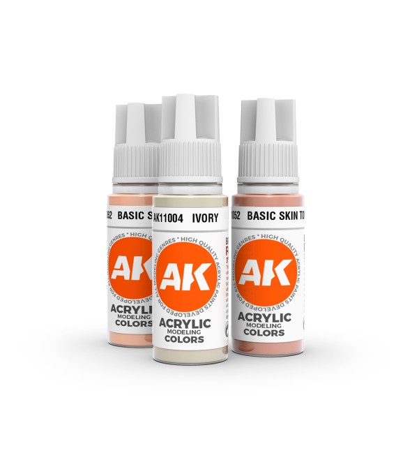 AK17526 Painting Skin Tones Made Easy by Calvin Tan 6 u. 17 ml