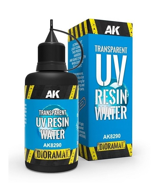 AK8290 Transparent UV Resin Water 30 ml.