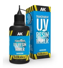 AK8290 Transparent UV Resin Water 30 ml.