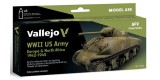 Set Vallejo Model Air 8 u. (17 ml.) WWII US Army Europe & North Africa 1942-1945