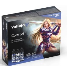 77273 Core Set Vallejo True Metallic Metal 60 u. (18 ml.)