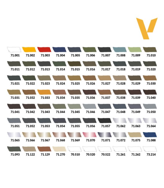 71171 Model Air – Color Selection 80 x 18 ml.