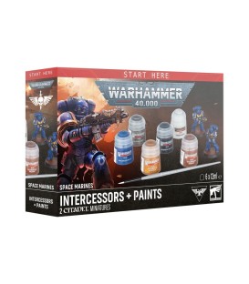 Warhammer 40.000 - Space Marines: Intercessors + Paints