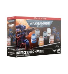 Warhammer 40.000 - Space Marines: Intercessors + Paints