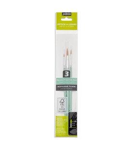 Set 3 pinzells sintetics Pebeo