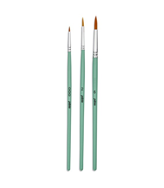 Set 3 pinceis sinteticos Pebeo