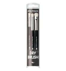 Dry Brush Set 3 pinceles Da Vinci S - M - L
