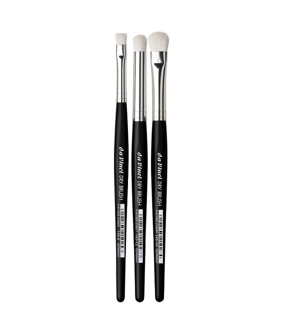 Dry Brush Set 3 pinceles Da Vinci S - M - L