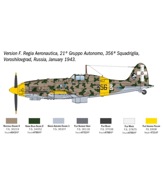 Italeri 2840 Macchi MC.202 Folgore