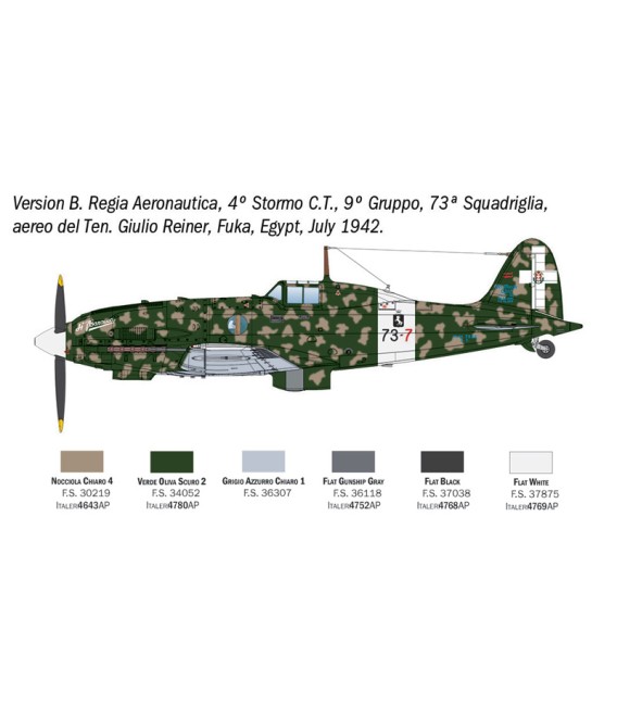 Italeri 2840 Macchi MC.202 Folgore
