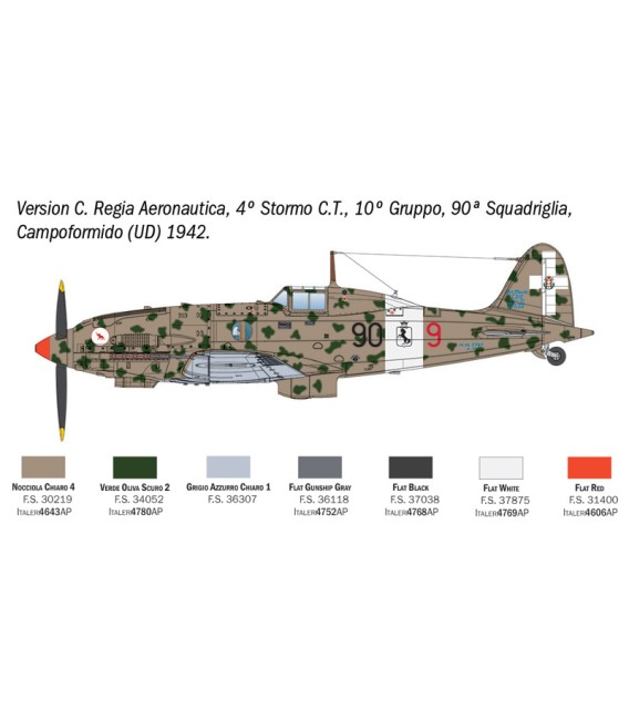 Italeri 2840 Macchi MC.202 Folgore
