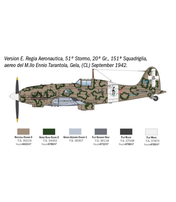 Italeri 2840 Macchi MC.202 Folgore