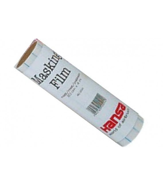 c) Mascara adhesiva per aerografia mat Hansa 20 cms x 4 mts.