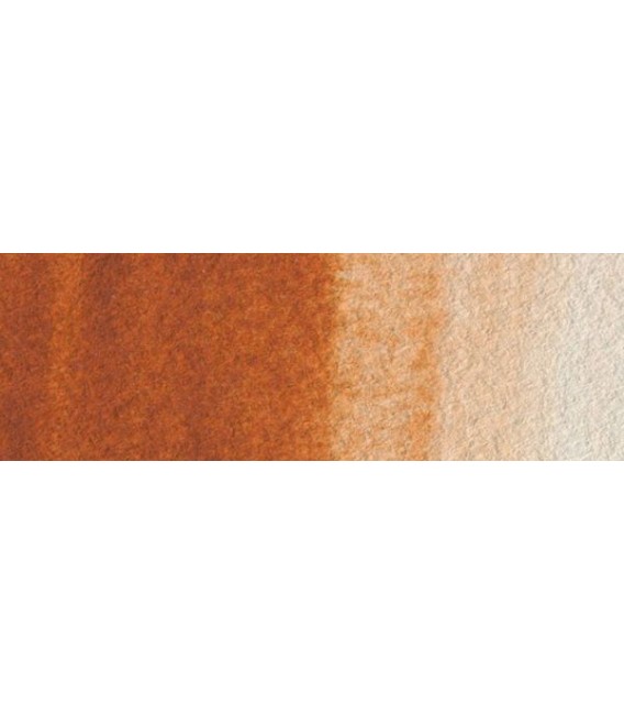 66) 411 Burnt Sienna watercolor pan Rembrandt.