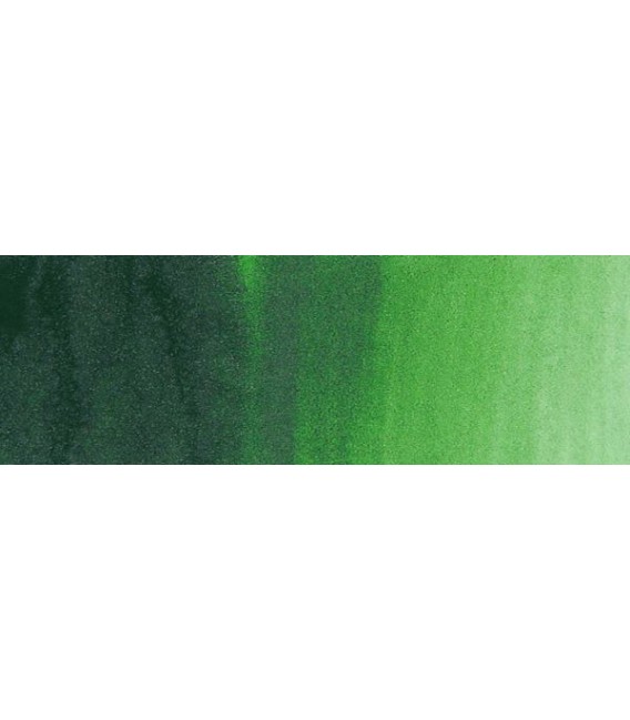 57) 644 Verde hooker claro acuarela pastilla Rembrandt.