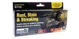 Set Vallejo Staining, Rust & Streaking (Model Color).