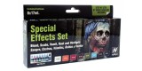 Set Vallejo Game Color 8 u. (17 ml.) Special Effects.