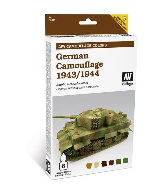 78.414 Set AFV German Camouflage 1943-1944.