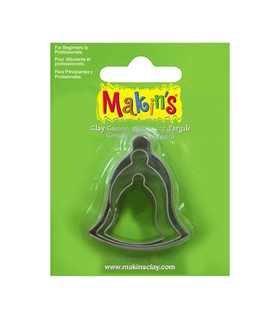 36020 Bells Set 3 Cutters Makins