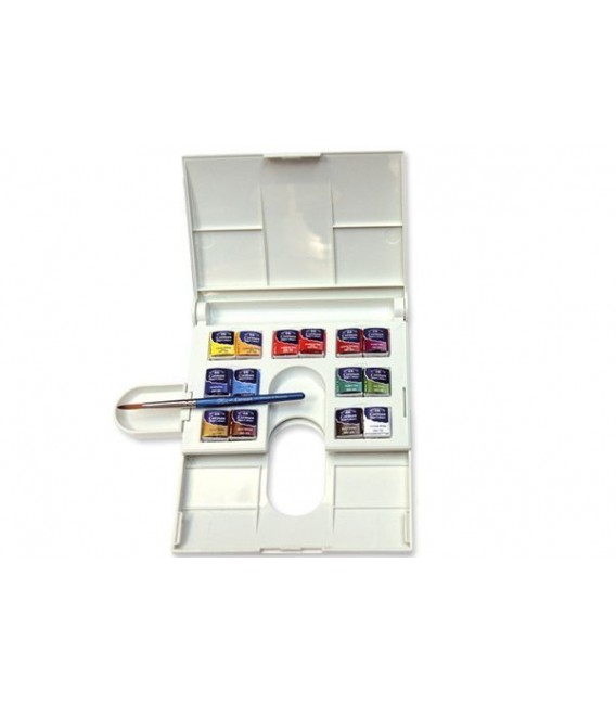 Water color plastic set Cotman compact 14 pans