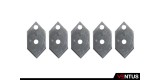 Lâminas de reposição kit para corte de passe-partout (45º e 90)