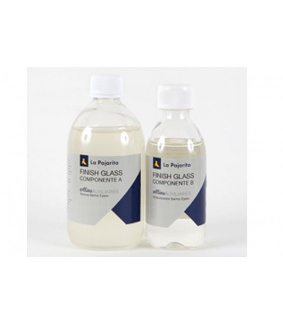 Barniz epoxi Finish Glass La Pajarita 750 ml. (kit 2 comp.)