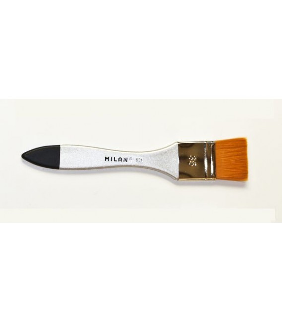 02) Premium synthetic wide brush Milan 631 - 35 mm