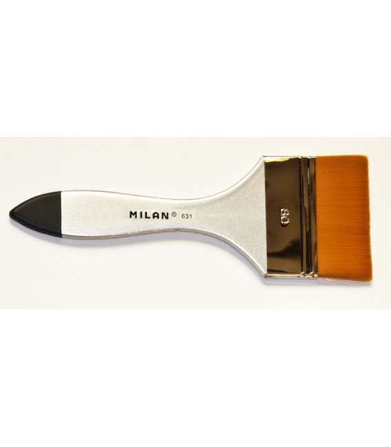 07) Pennellesse sintetica Premium Milan serie 631 - 80 mm