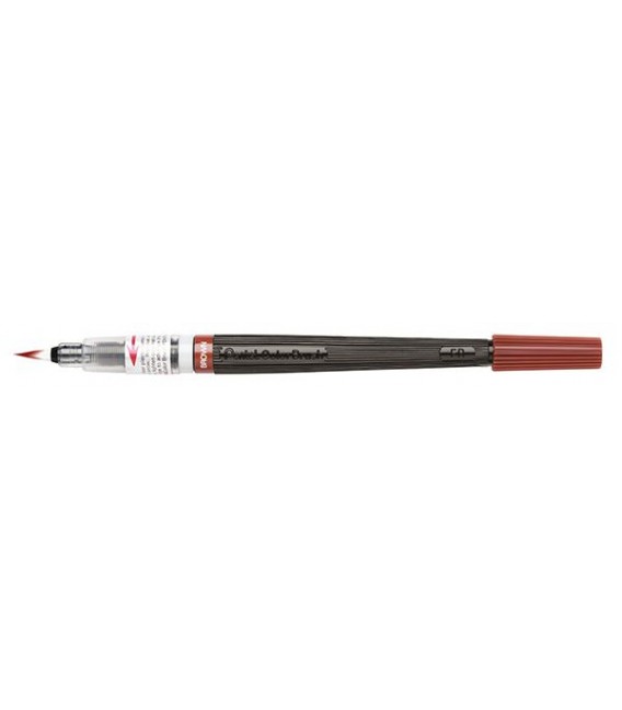06) Pentel Colour Brush Marker Pen GFL-106 Brown