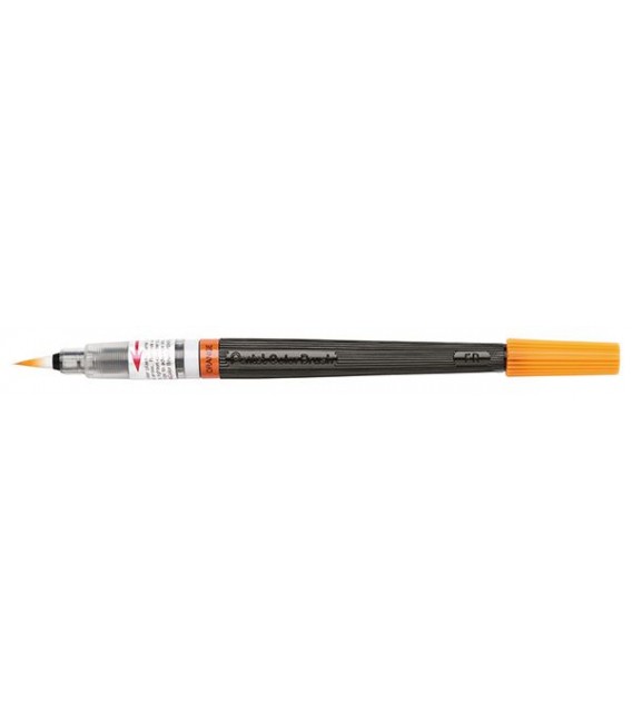 07) Rotulador Pincel Pentel Colour Brush GFL-107 Naranja