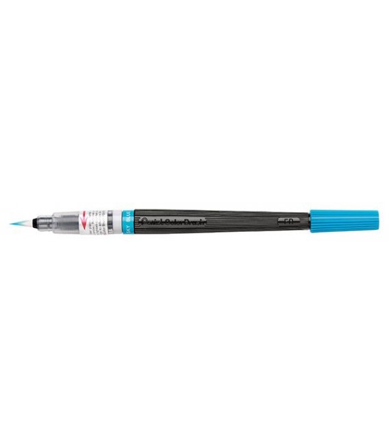 09) Rotulador Pincel Pentel Colour Brush GFL-110 Azul Cielo