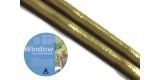 Plomo adhesivo para vidrieras Window 3x20 Oro