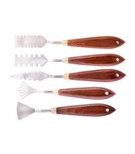 5 Pcs. Painting Knives Effects Set